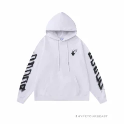 HypeYourBeast Off-White Hoodie Hallow White Hoodies & Jackets