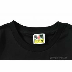 Hypeyourbeast Clothes BAPE Co-Branded Fly Boy Tee Shirt'BLACK'