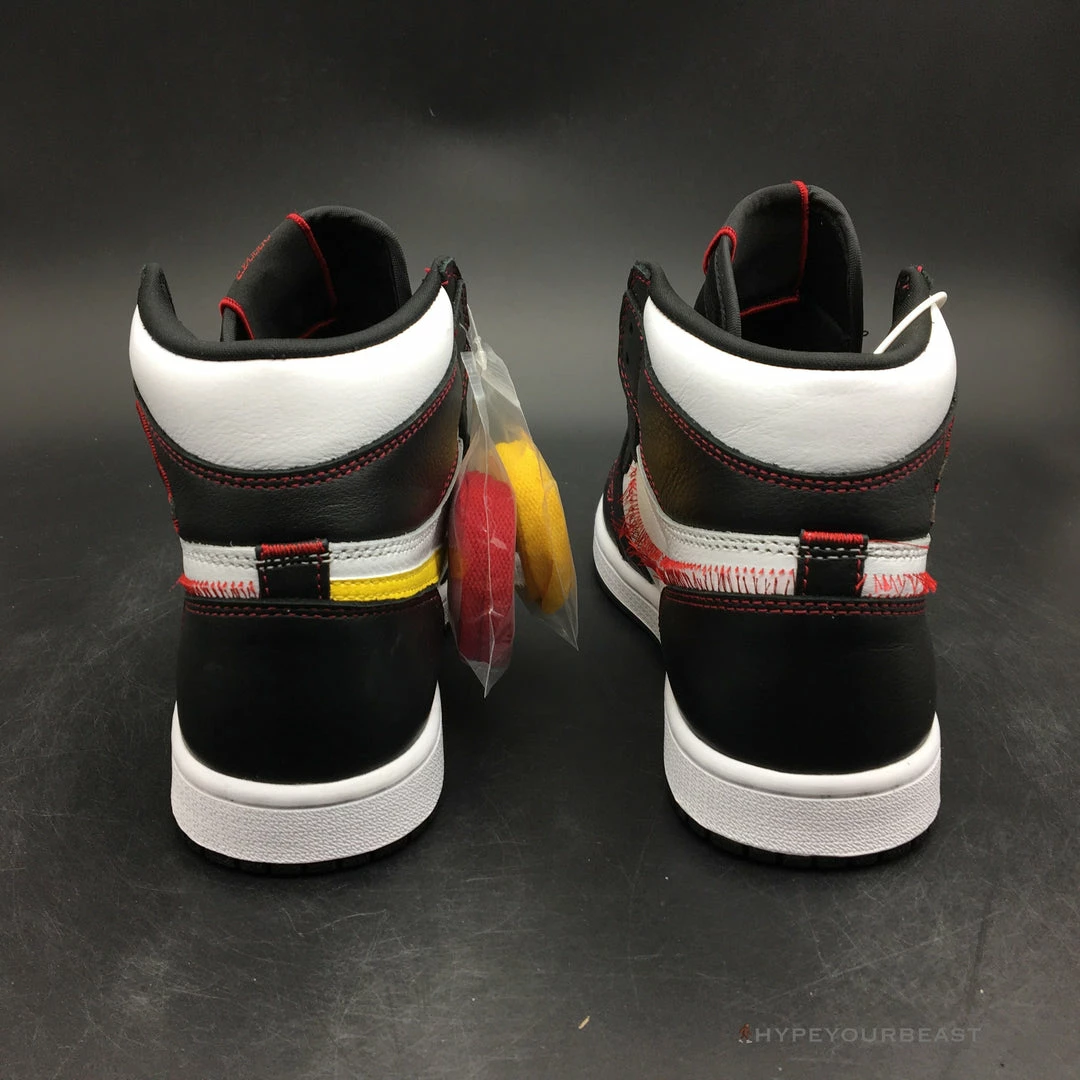 Hypeyourbeast Air Jordan 1 Retro High Defiant White Retro Red