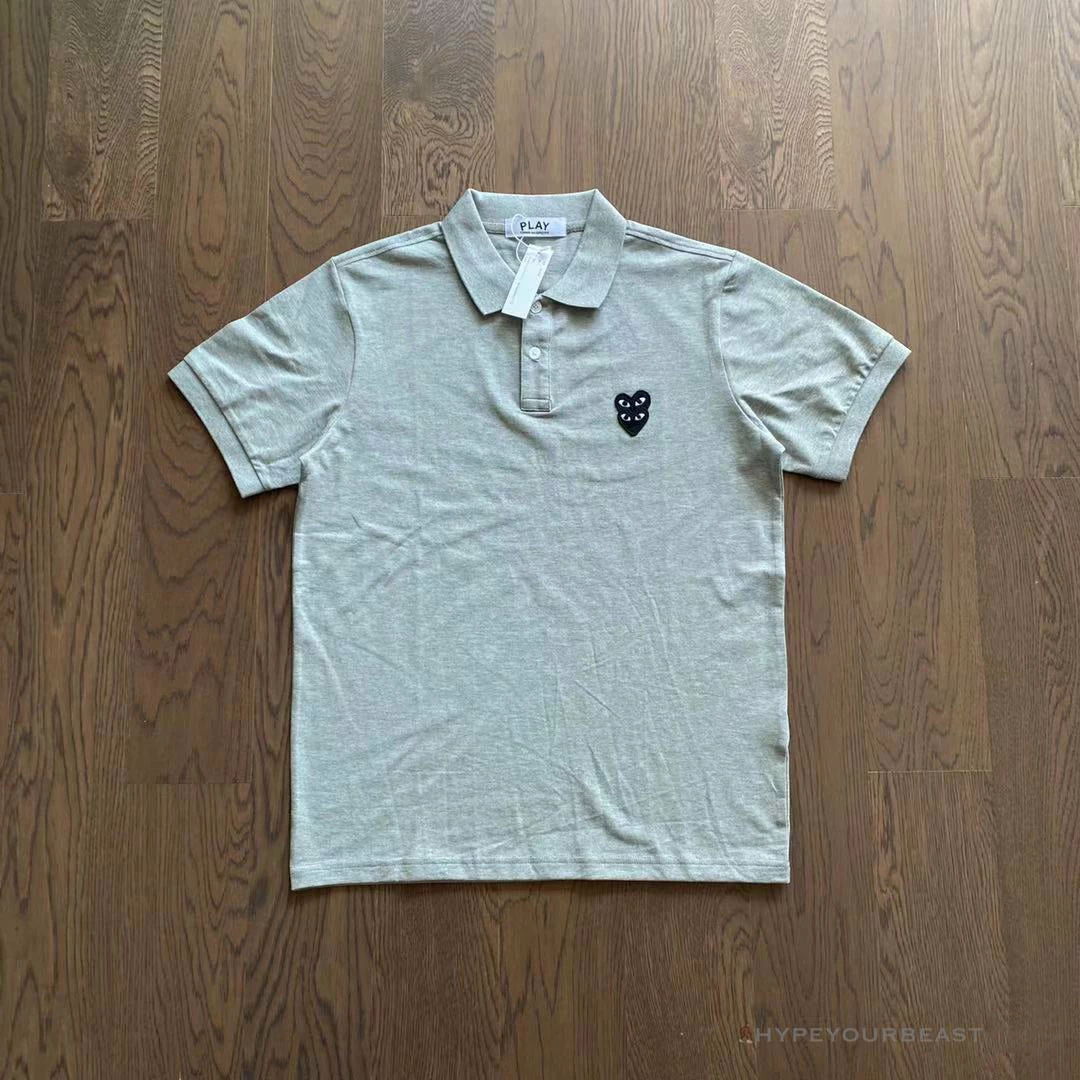 Hypeyourbeast CDG Polo Shirt Grey Shirts