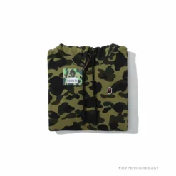 HypeYourBeast BAPE Camouflage Kangaroo Hooded Hoodie Green Clothes