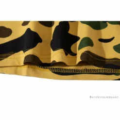 Hypeyourbeast Clothes BAPE KIDS Color Ape Head Camouflage Tee Shirt'YELLOW'