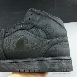 Hypeyourbeast Air Jordan 1 Mid X CLOT'Black'