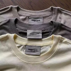 Hypeyourbeast T-Shirts FOG'ESSENTIALS' Tee Shirt Cream