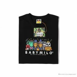 Hypeyourbeast BAPE Baby Milo Halloween Tee Shirt'BLACK'