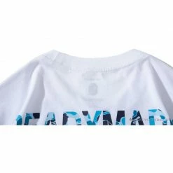Hypeyourbeast BAPE Readymade Small Bee Camouflage Letter Tee Shirt'BLUE'