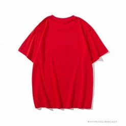 Hypeyourbeast Clothes BAPE Street Graffiti Tee Shirt 'RED'
