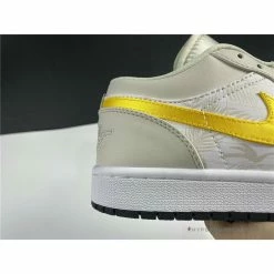Hypeyourbeast Air Jordan 1 Low'Palm Tree Beige Yellow'