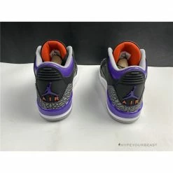 Hypeyourbeast Air Jordan 3'Court Purple Black Cement'