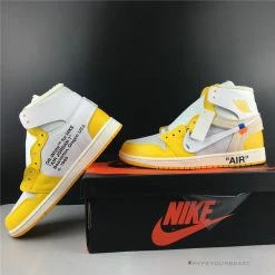 Hypeyourbeast Off-White X Air Jordan 1 High Canary Yellow