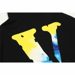 HypeYourBeast Vlone Hoodie Blue Yellow Logo (Black)