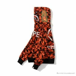 Hypeyourbeast BAPE X XO Co-Branded Camouflage Hoodie'RED'