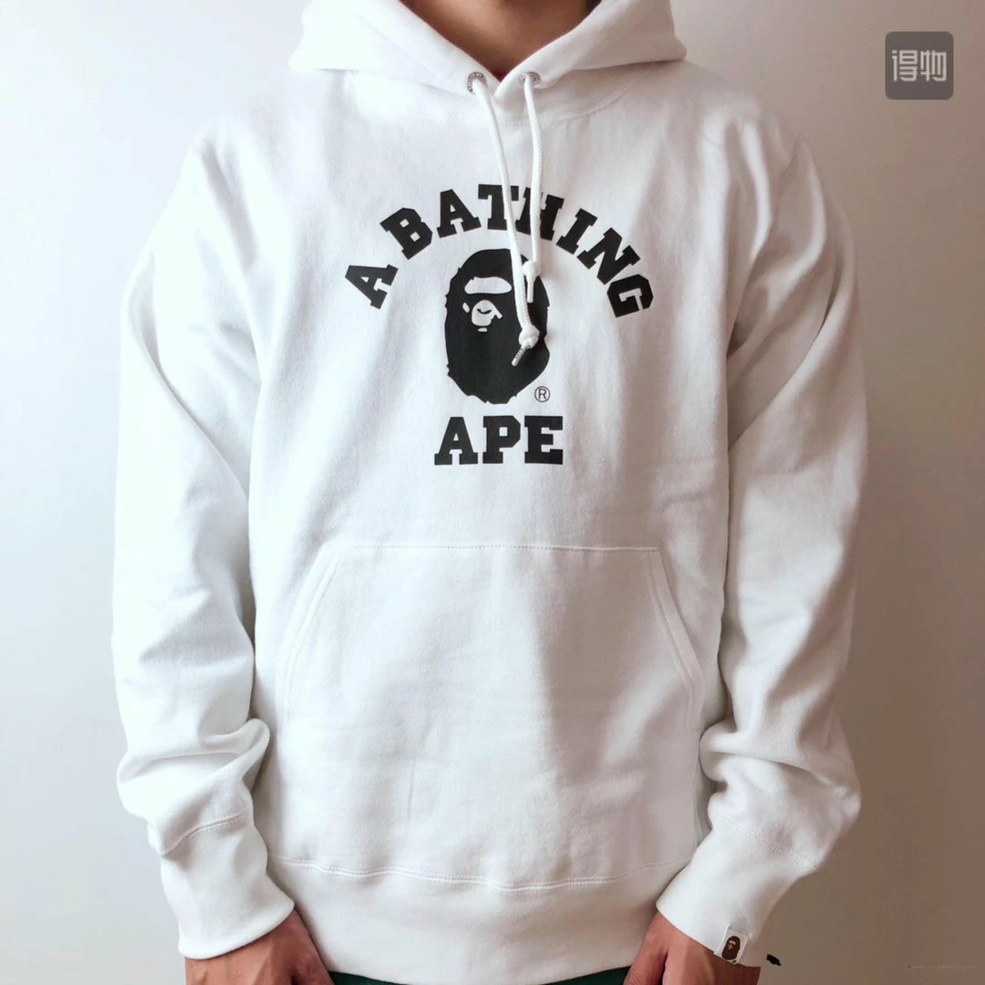 Hypeyourbeast Clothes BAPE X Bathing Ape Head Hoodie 'WHITE'