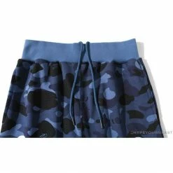 Hypeyourbeast BAPE X PSG Paris Saint-Germain Camouflage Blue Pants Clothes