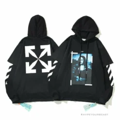 HypeYourBeast Off White Hoodie Mona Lisa Hoodies & Jackets