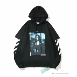 HypeYourBeast Off White Hoodie Mona Lisa Hoodies & Jackets