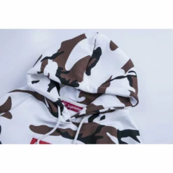 HypeYourBeast Supreme Camo Hoodie White Camouflage Hoodies & Jackets