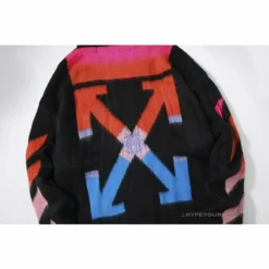 HypeYourBeast Off White Hoodie Blue Pink Hoodies & Jackets
