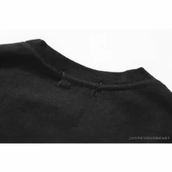 Hypeyourbeast Clothes BAPE Classic Embroidered Logo Ape Head Tee Shirt'BLACK'