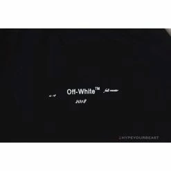 Hypeyourbeast Pants OFF-WHITE Dimensional Sketch Shorts'BLACK'